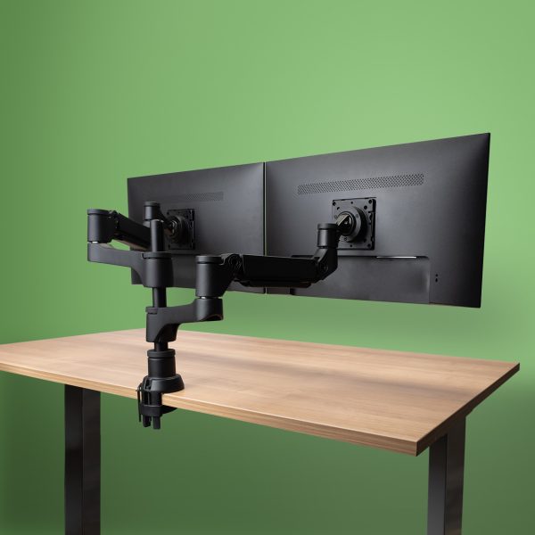 R-Go Caparo 4 D2 Monitor-Halterung silber, schwarz - Bürobedarf