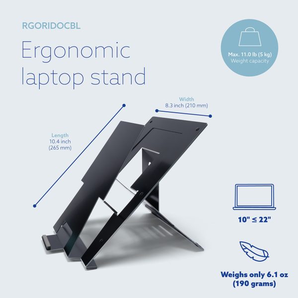 R-Go Riser Flexible Support PC portable - Ergo-shop
