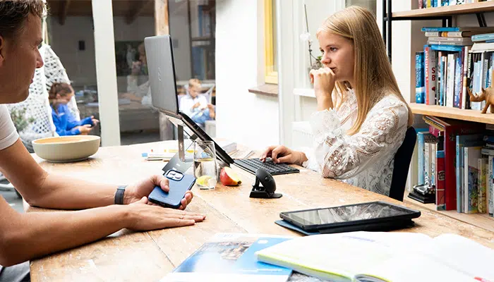 work at home with ambidexter ergonomic mouse twister